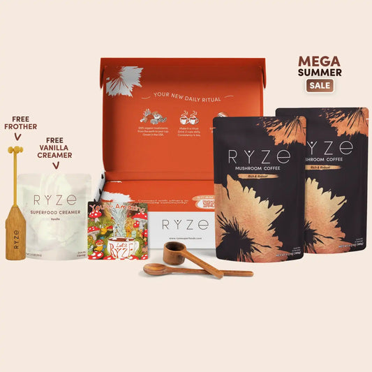 Mushroom Coffee Dark Roast Starter Kit (60 servings)